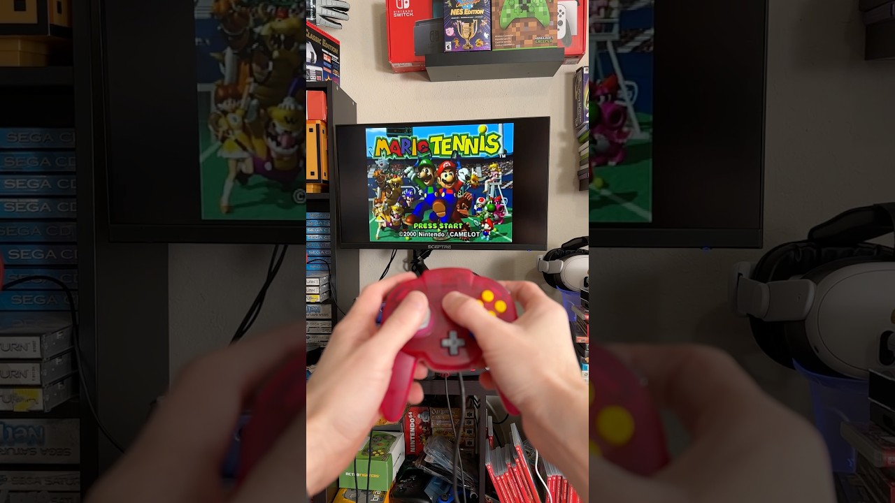 Mario Tennis on the Nintendo 64