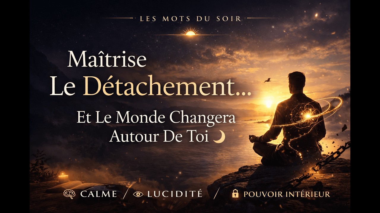 Maîtrise Le Détachement… Et Le Monde Changera Autour De Toi 🌙#quotes #meditation #motivation