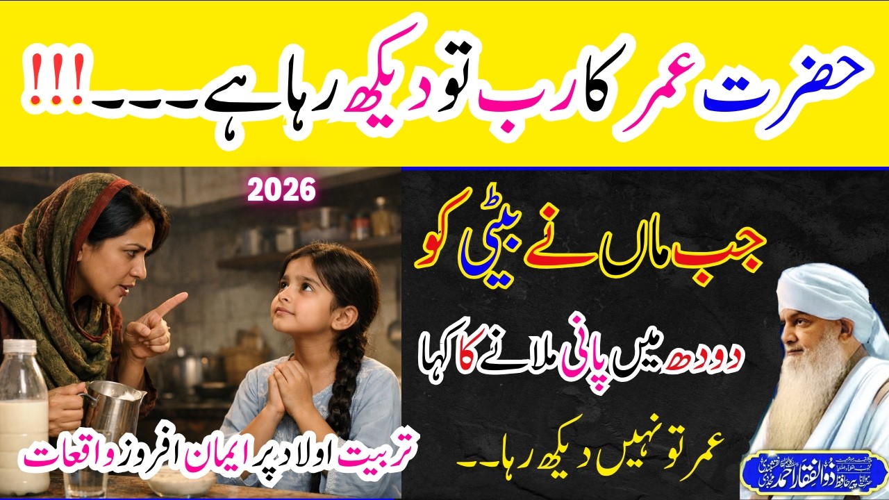 Bachon Ki Tarbiyat Ka Dil Hila Dene Wala Waqia | Umar Ka Rab To Dekh Raha Hai | Peer Zulfiqar Ahmad