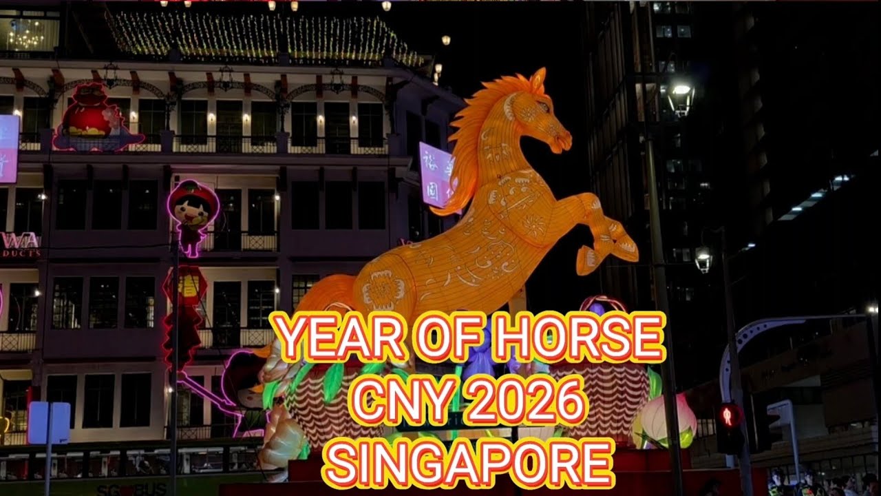 Chinese New Year 2026, Chinatown, Singapore.