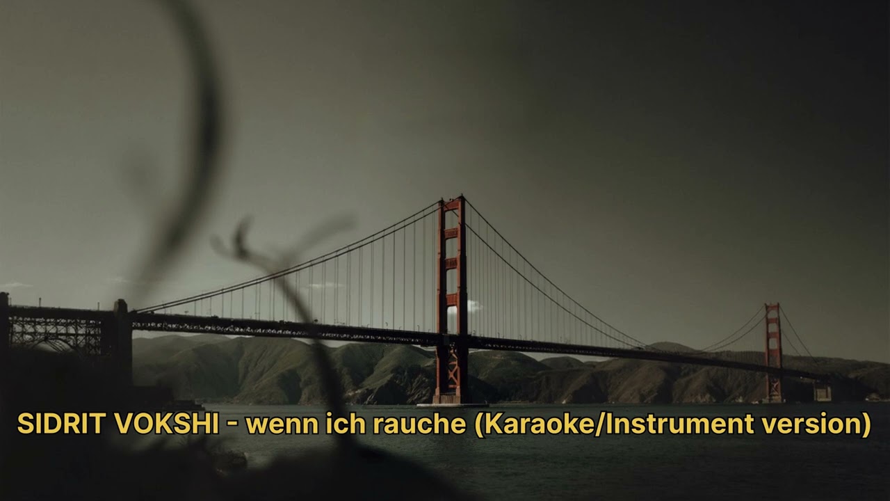 SIDRIT VOKSHI - wenn ich rauche (Karaoke/Instrument version)