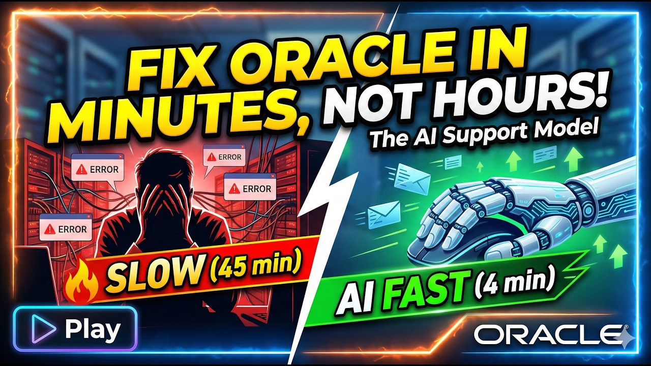 The AI-Governed Oracle Support Model: From 45 Minutes to 4 Minutes
