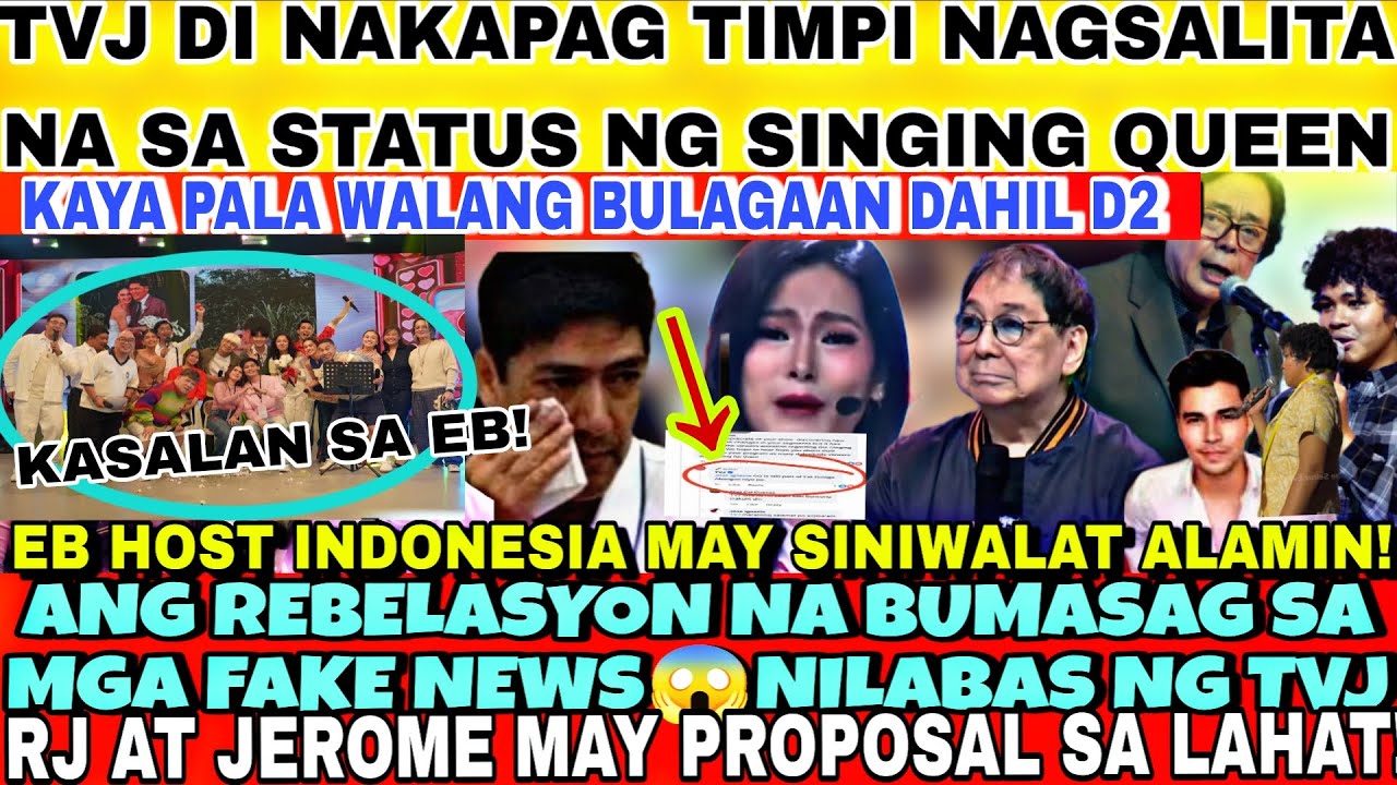 KAKAPASOK LANG😭 TVJ NAGSALITA NA DI NA NAKATIIS INAMIN NA ANG REALSTATUS NG SQ NGAYON😭JEROME BIGNEWS
