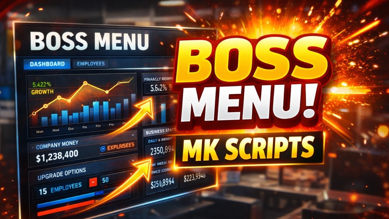 FiveM | Complete & Advanced Boss Menu | QBox / QBCore / ESX