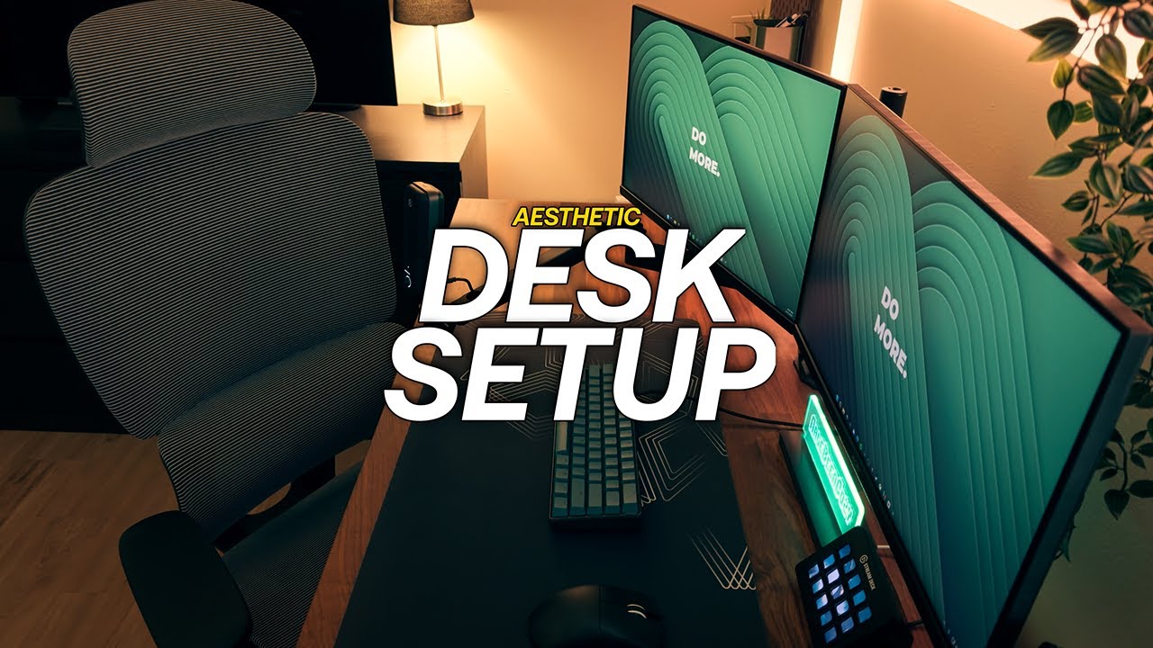 building an aesthetic desk setup ✨ IKEA shopping + late night gaming 🎮