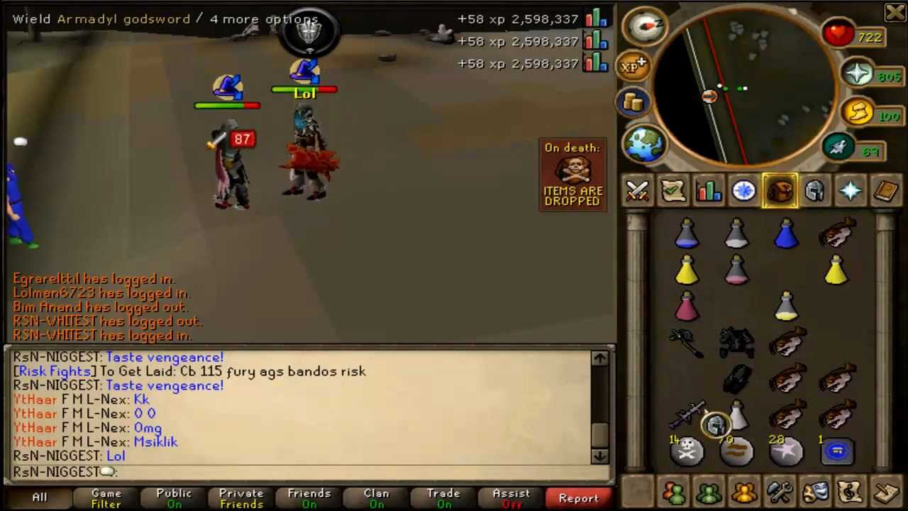 RsN-NIGGEST Pk Vid  7 ~ High Risk ~ 3B+Loots  Edited By 5anta Claws