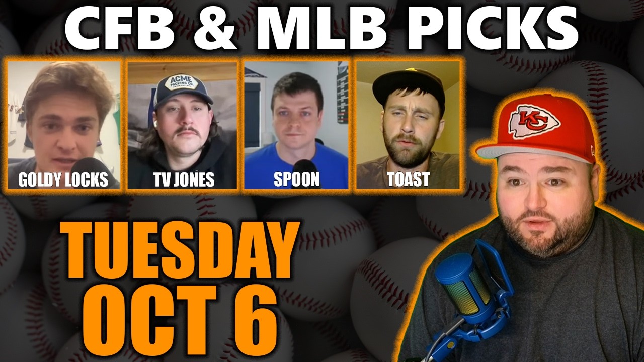 College Football & MLB Playoff Picks with Kyle Kirms - Tuesday October 6th