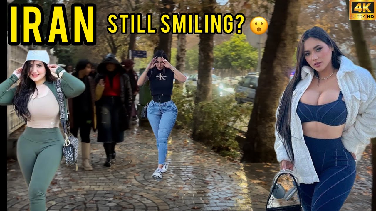 No Hard Times, Happy Moments 🌧️ | Walking on Eram Street, Shiraz Iran 🇮🇷