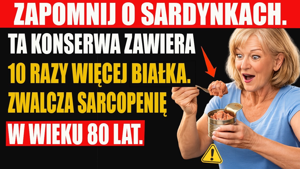 Zapomnij o sardynkach! Ten produkt buduje mięśnie i zwalcza sarkopenię. 💪