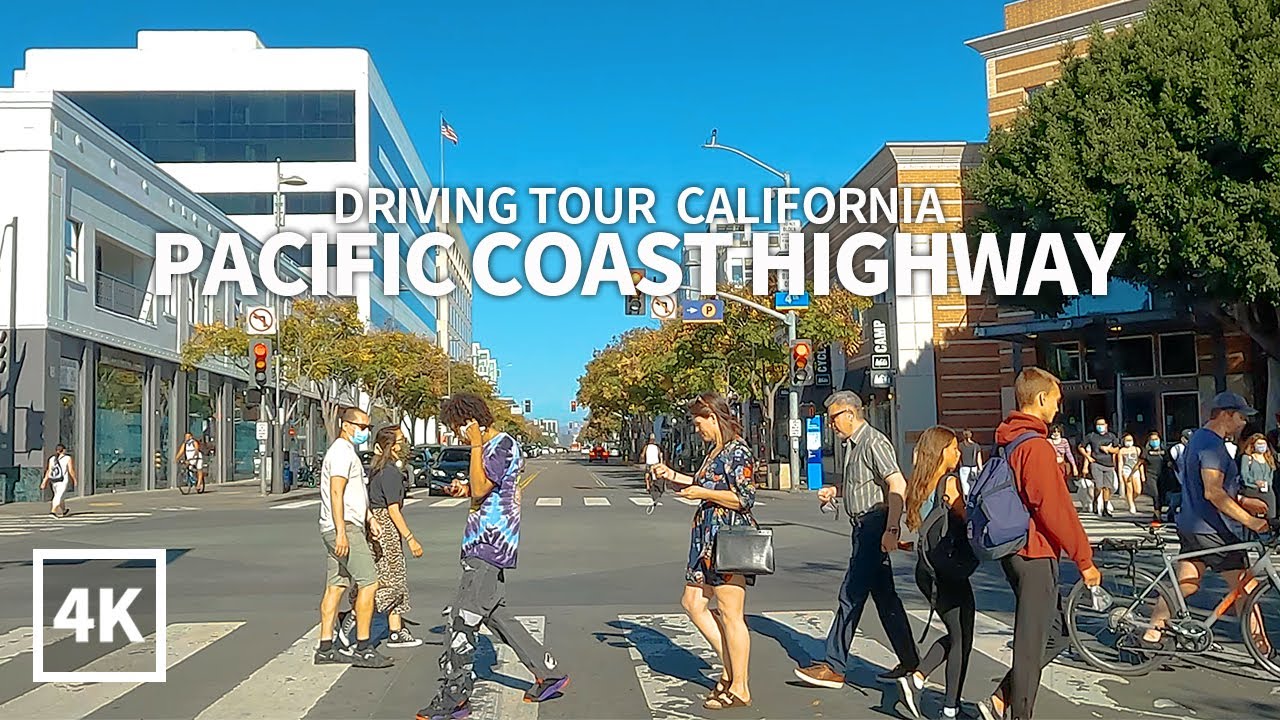 [4K] California State Route 1(PCH) - Driving Santa Monica, LAX to Torrance, Los Angeles, California
