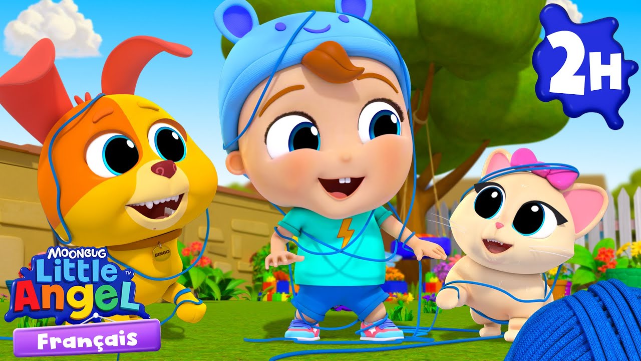 Viens jouer avec moi Bingo ! | Comptines avec B&eacute;b&eacute; Louis | Little Angel Fran&ccedil;ais