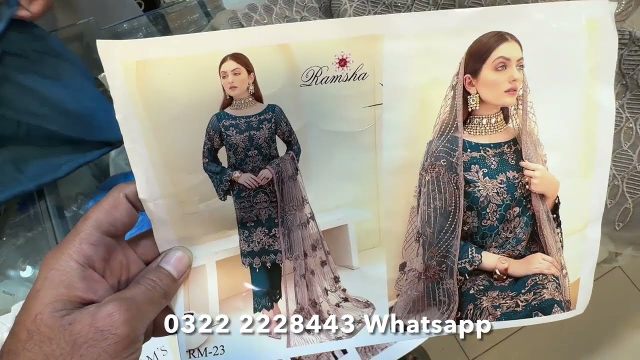 📣Pure Chiffon Pakistani Brands Flat Sale 8500 Only 🟢|
