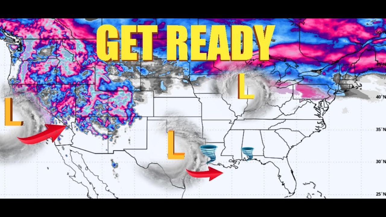 Multiple Storms Are About To Hit - Ice Storms, Snow Storms & Potential Tornadoes!