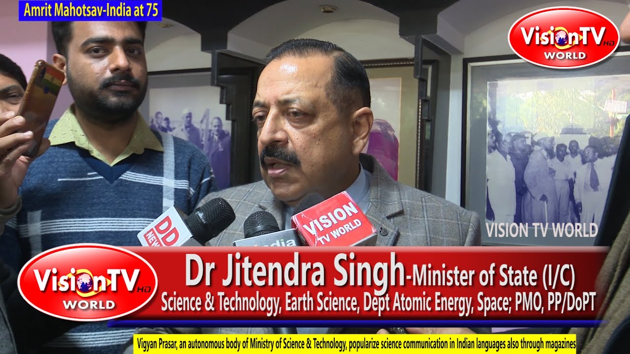 Dr Jitendra Singh-MoS Science & Tech launch Indian language Science magazine, to popularize science.