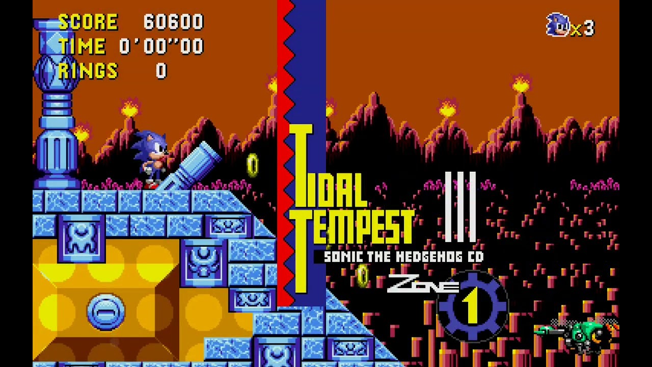 Прохождение sonic cd