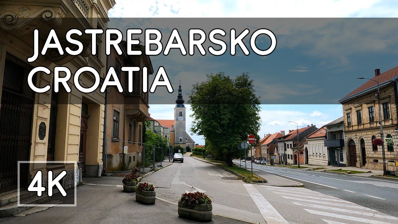 Walking Tour: Jastrebarsko, Croatia - 4K UHD Virtual Travel
