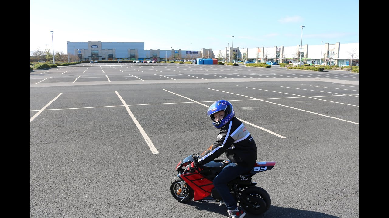 Test drive Electric pocket bike Nitro Motors Eco Tribo 1060W