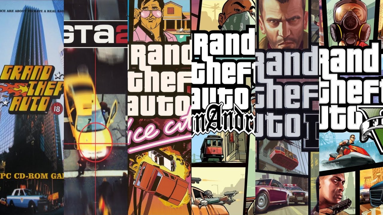 The Evolution of Grand Theft Auto GTA Games (1997-2021)