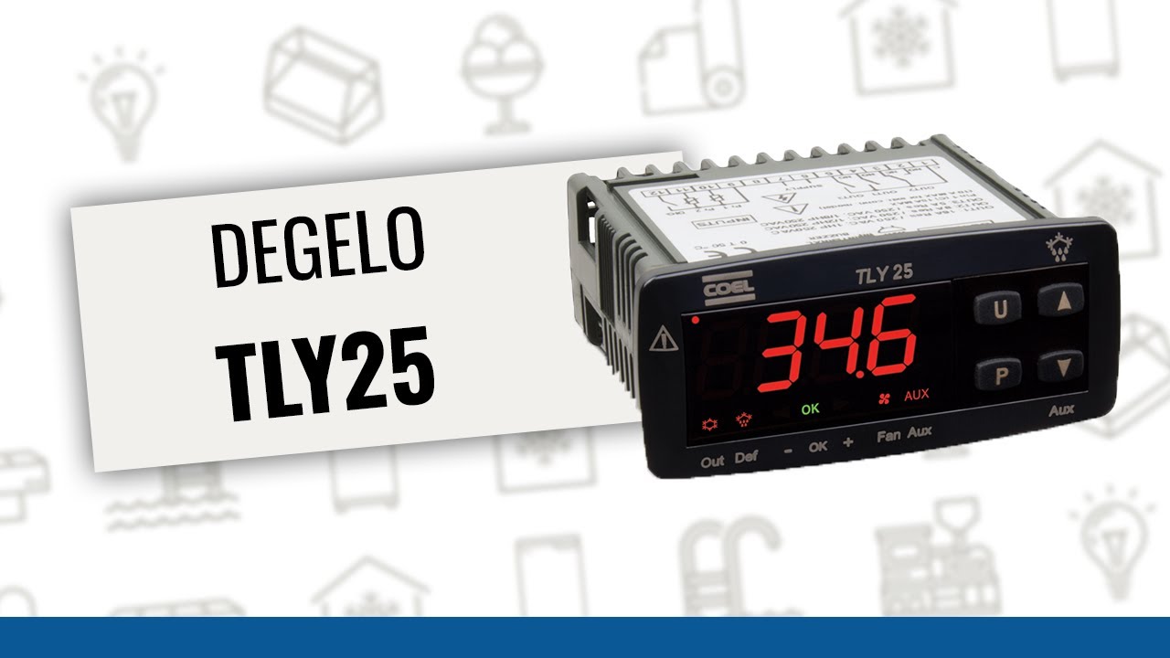 Controlador Coel TLY25 - configurações de degelo