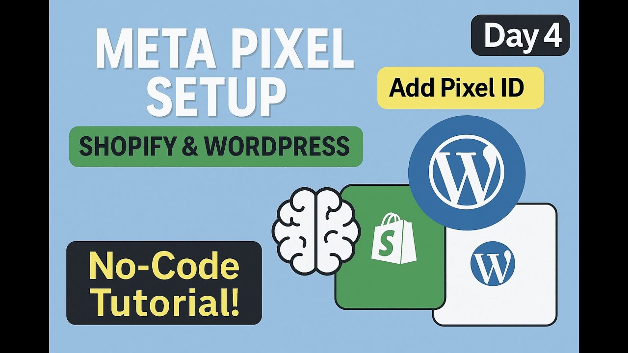 how to set up Meta Pixel in both Shopify and WordPress