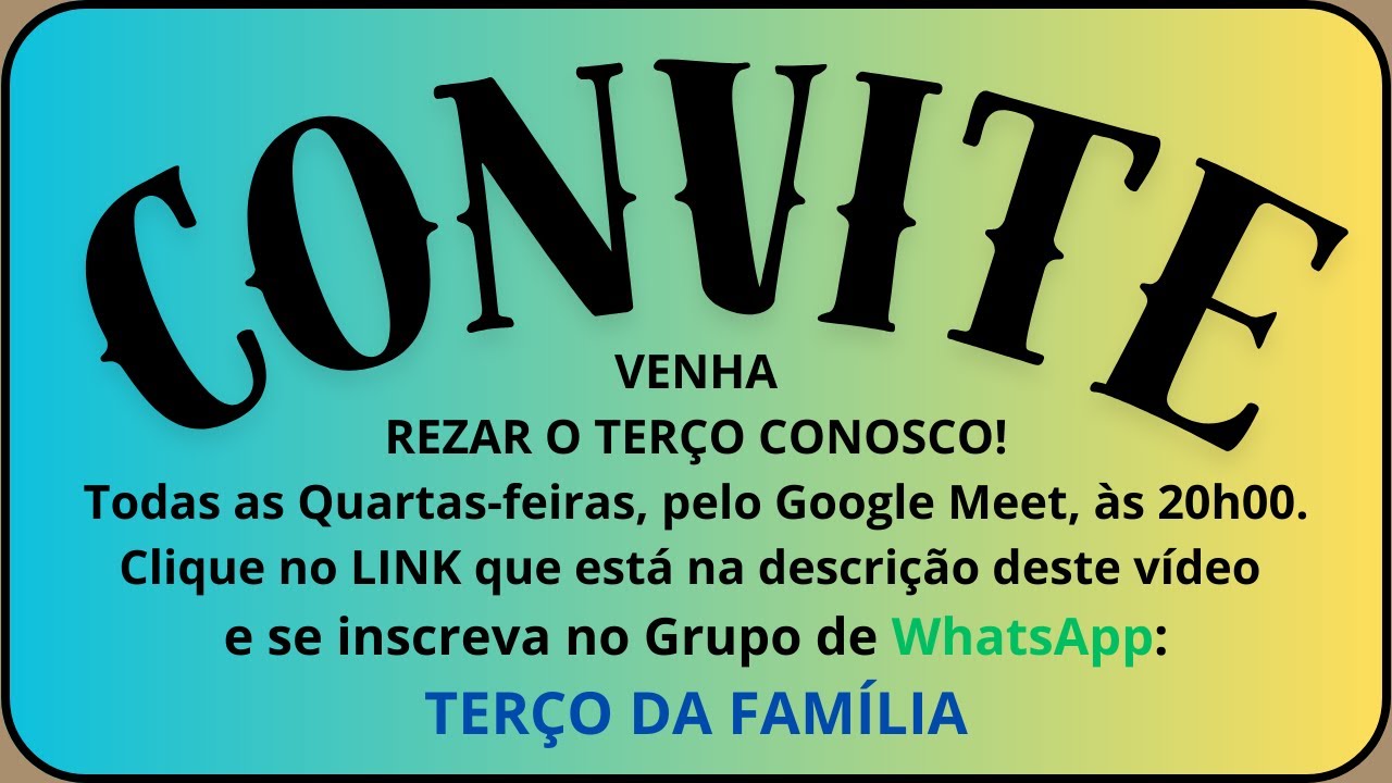 ROSÁRIO COMPLETO - Todos os Mistérios em um só vídeo: Gozosos, Luminosos, Dolorosos e Gloriosos.