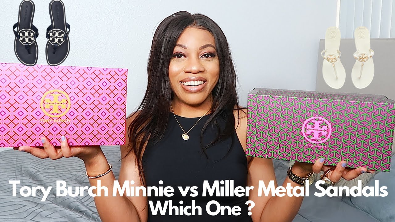 TORY BURCH MILLER SANDALS REVIEW| MILLER MINI SANDALS VS MILLER METAL