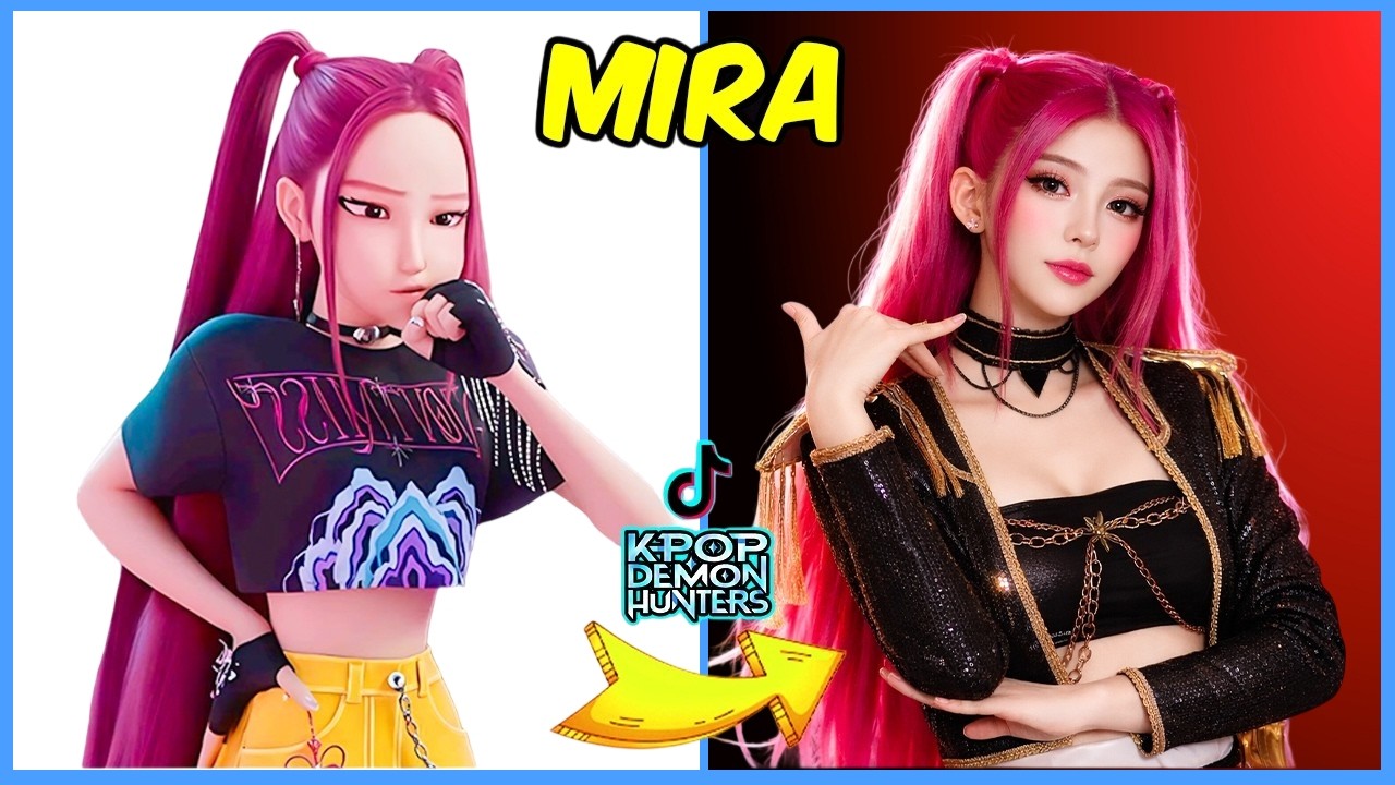 KPOP-версия «Охотников на демонов» в реальной жизни (TikTok) и 🎶 Угадайте персонажей KPOP-версии ...