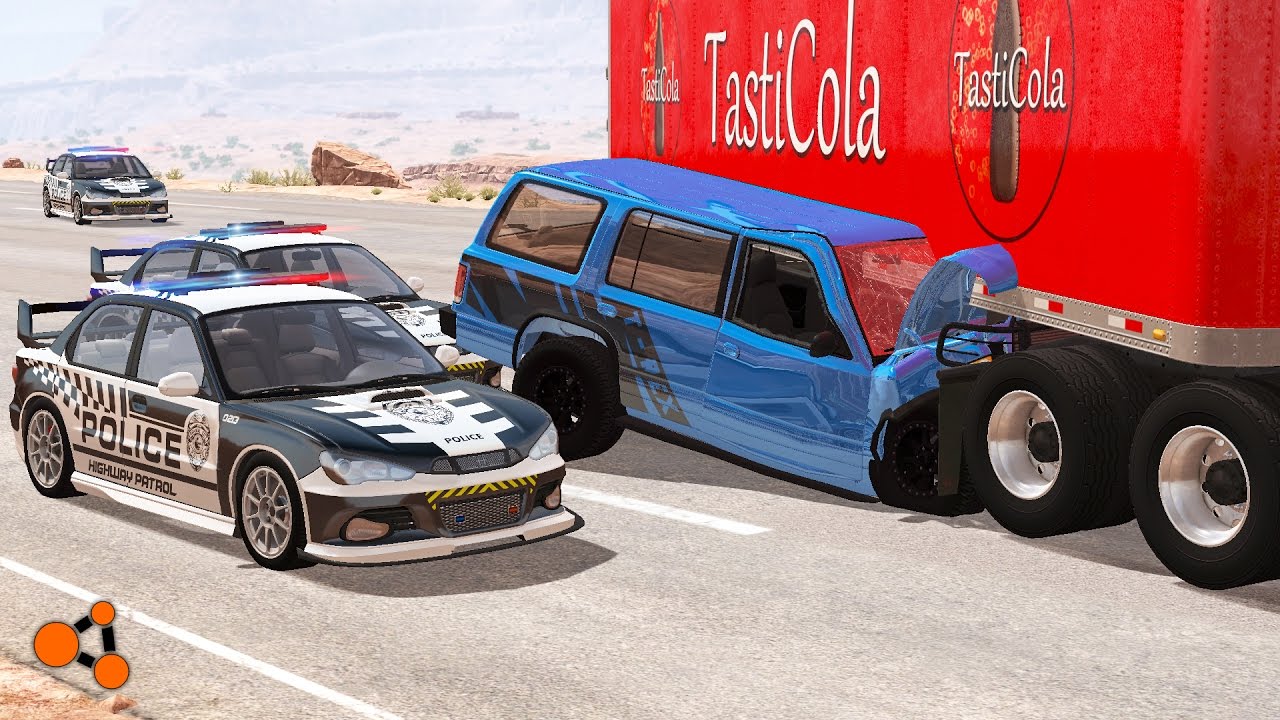 Beamng drive - Police Chases Take Down #3