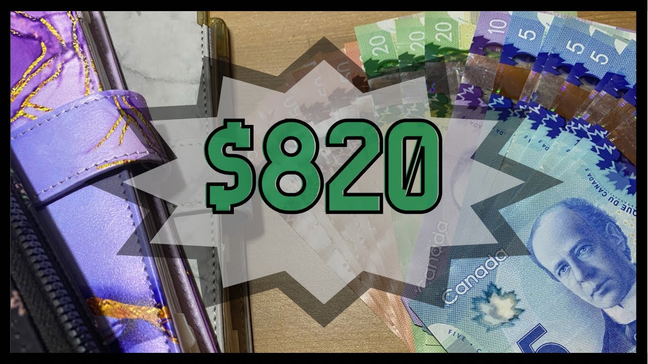 Cash Stuffing $820 | Low Income - February 2, 2023 | CAD