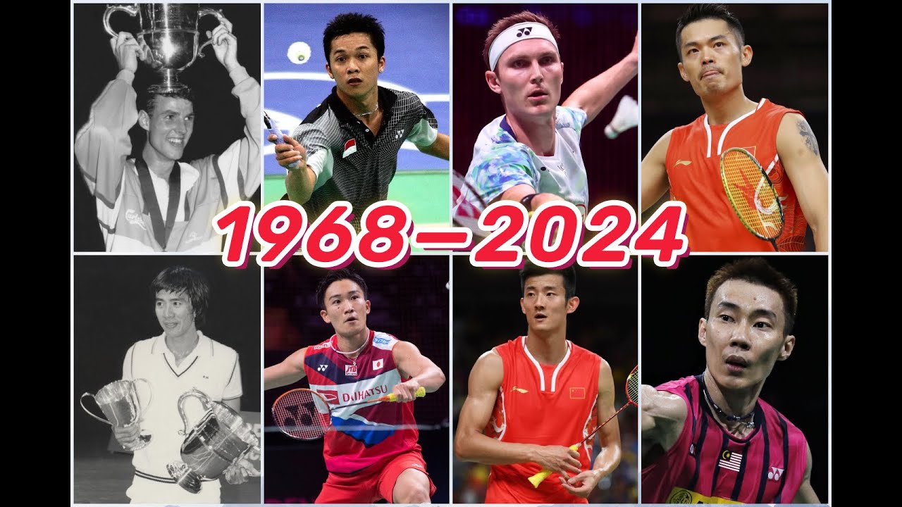 Top 100 Badminton Men's Single Players 1968-2024 GOAT Ranking