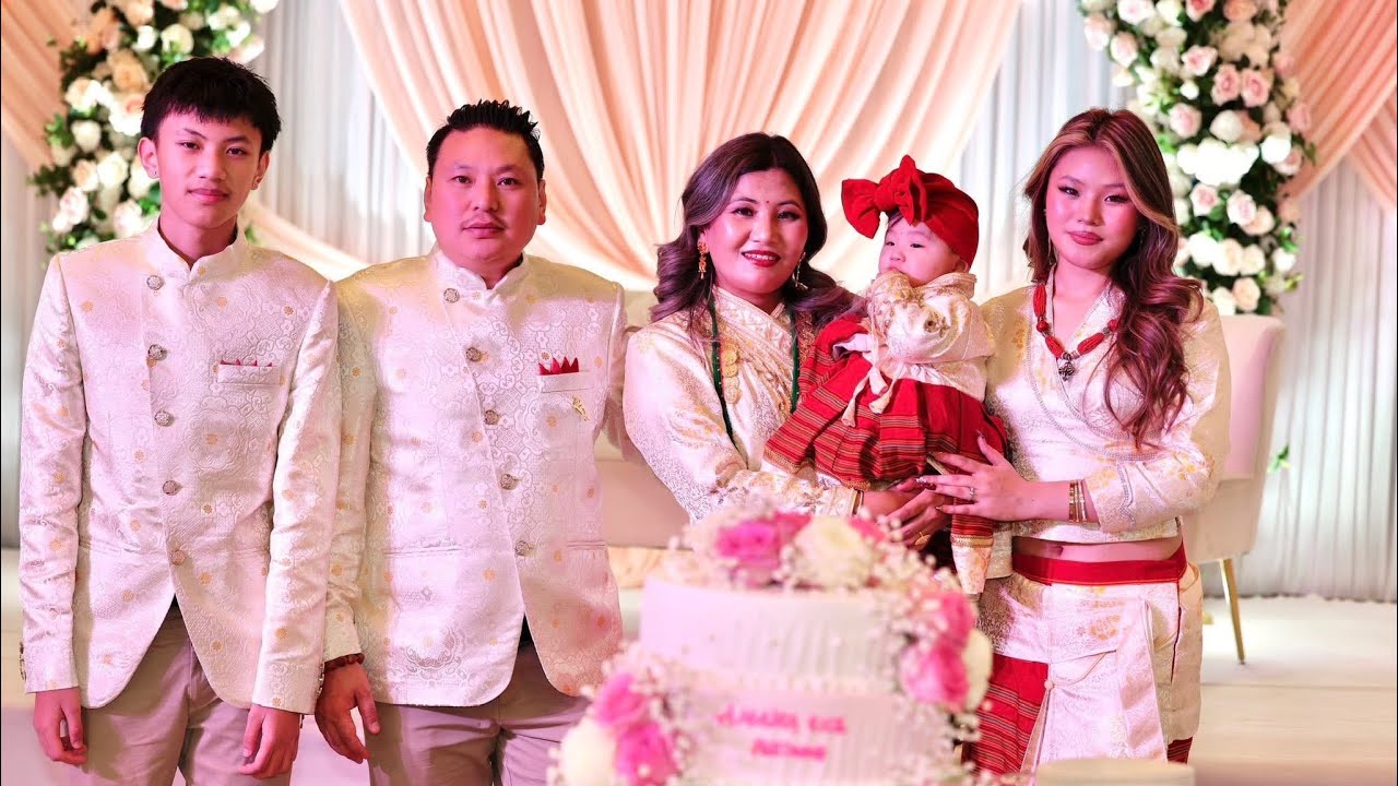 Baby Amaira rice feeding ceremony 