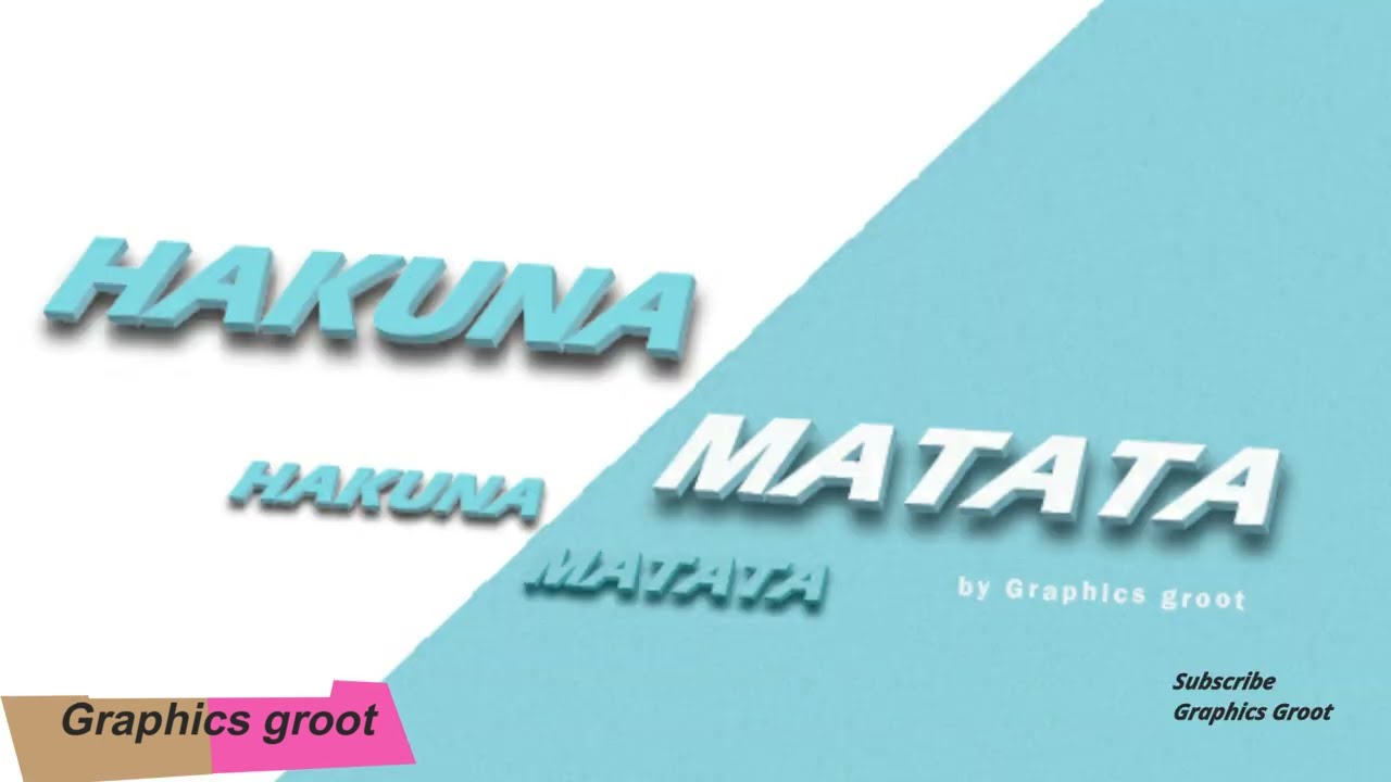 Simple 3D Text Design in Adobe Illustrator | Graphics Design | Tutorial | Graphics groot |