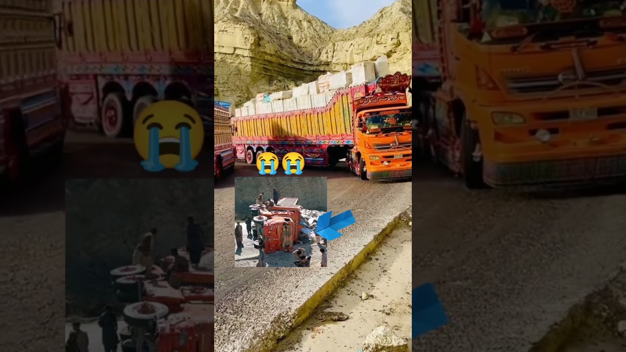 Truck Accident Bhot khatarnak Accident howa he Allah maf kre #accidenttruck #accidentnews
