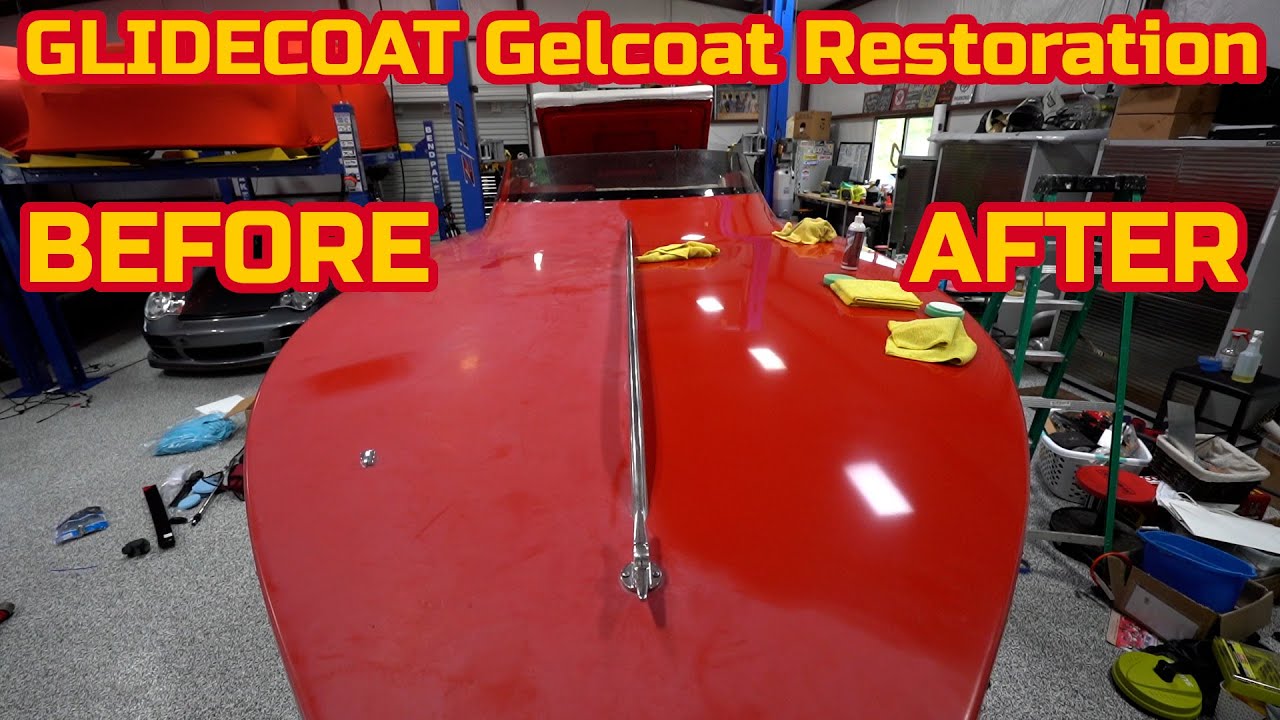 Using GLIDECOAT Compound, Polish & Ceramic Coating to RESTORE my BOAT'S FADED GELCOAT