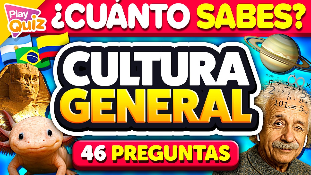 ¿Cuánto Sabes? 🤓 🧠 Preguntas de Cultura general 📚 | Play Quiz Trivia