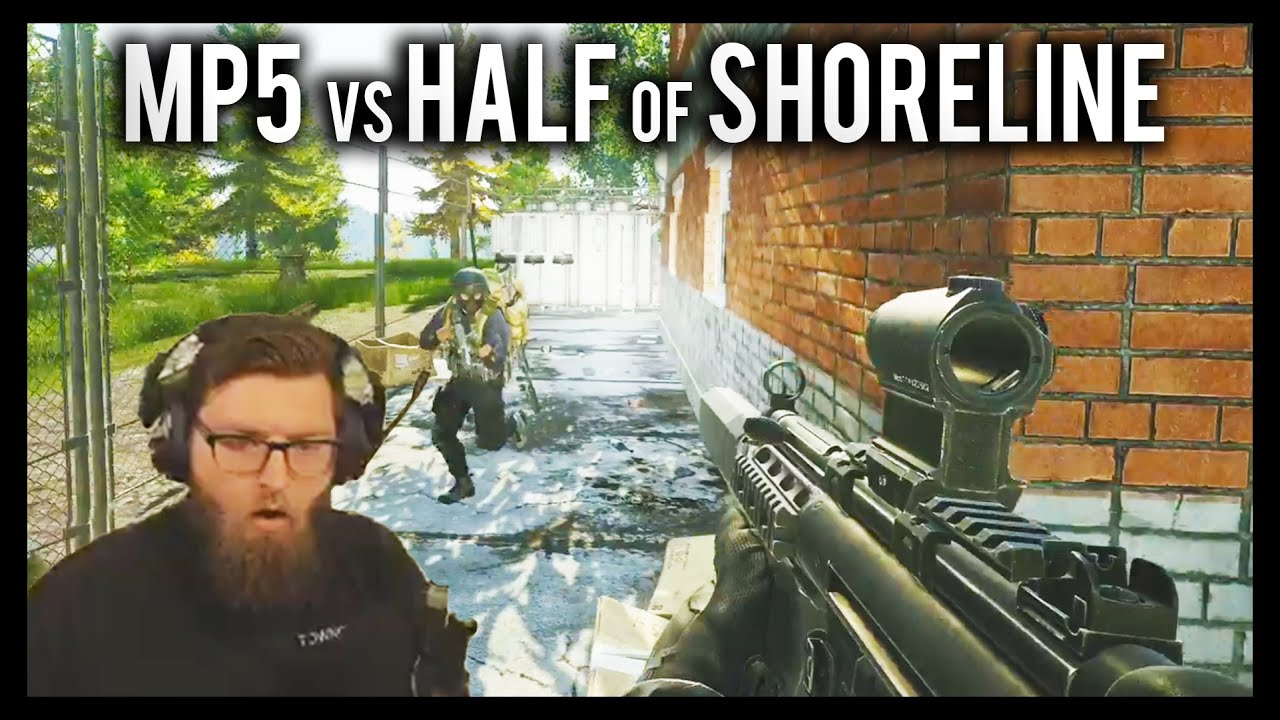 MP5 vs HALF of SHORELINE - Escape from Tarkov
