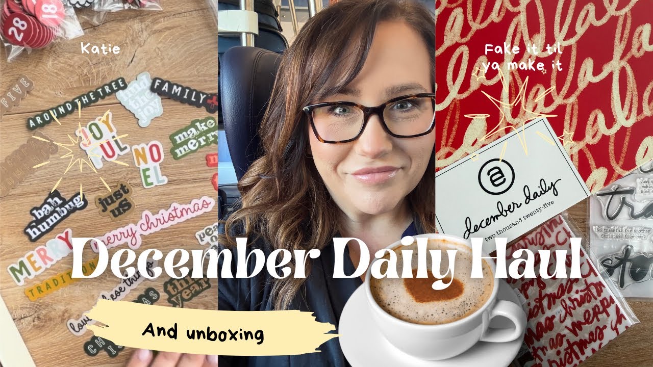 December Daily by Ali Edwards Haul & Unboxing |a junk Journal | Scrapbook | Memory Keeping