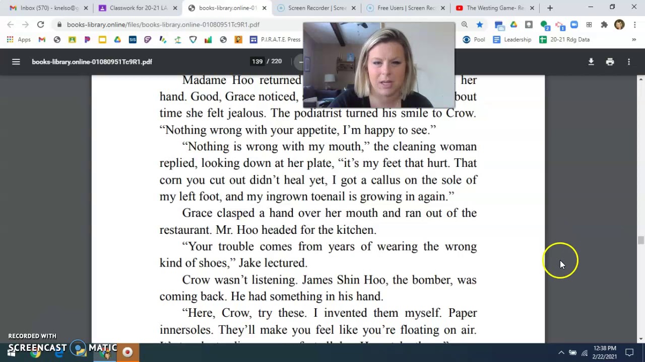 The Westing Game Ch. 19