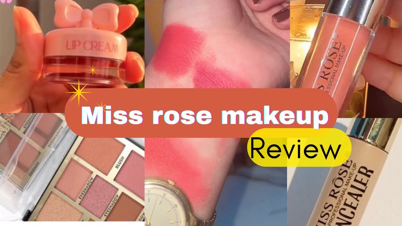 Miss rose makeup review || honest review || affordable makeup 