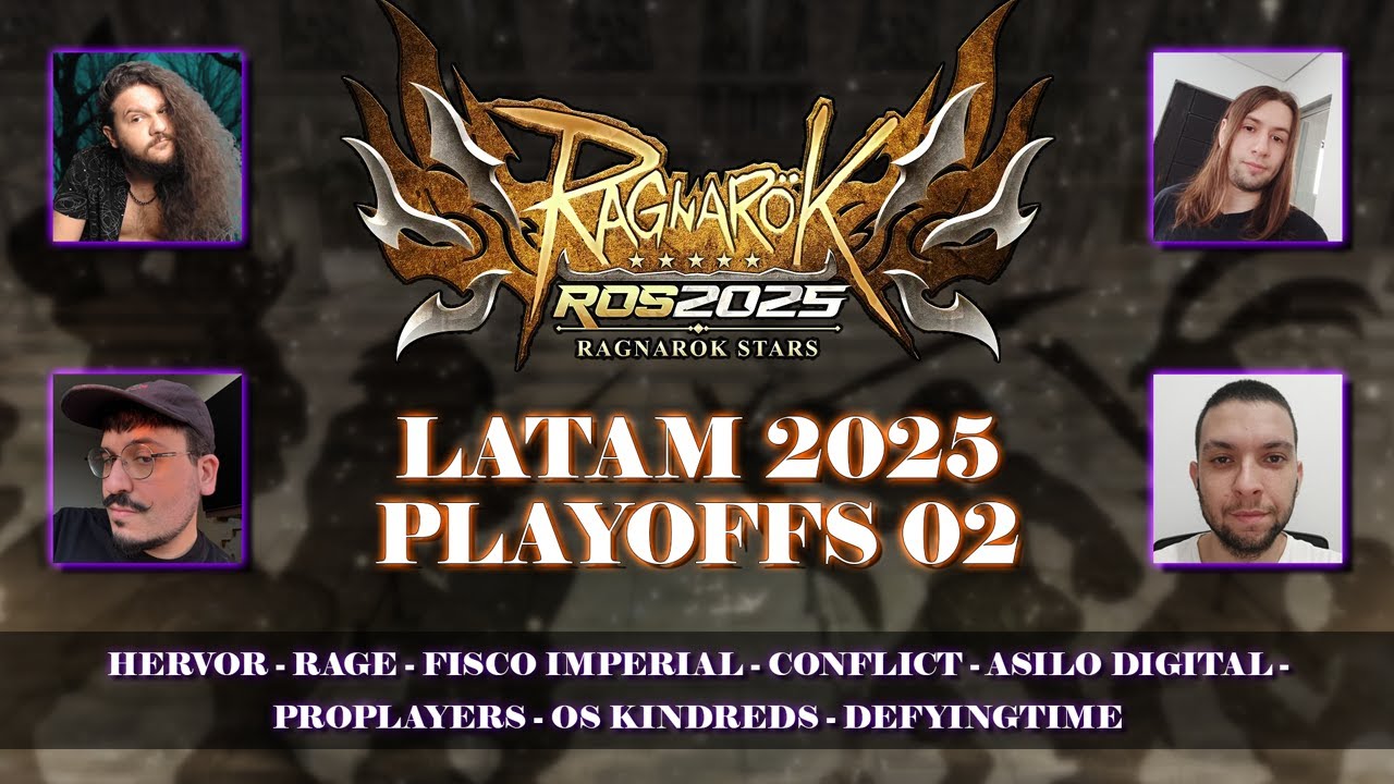 ROS LATAM 2025 -  Playoffs 02 - Live Oficial! [Campeonato Ragnarok 7x7]