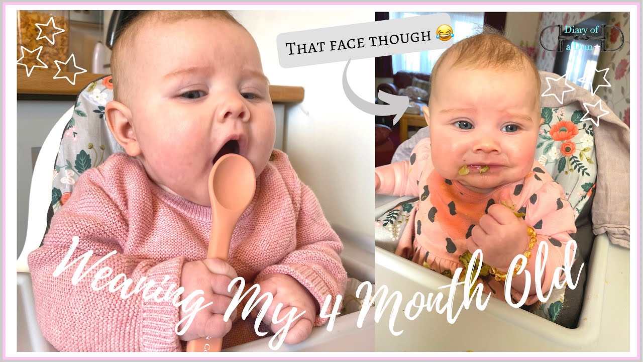 WEANING MY 4 MONTH OLD | Why, my must haves, our method and making purée food | Diary Of a Dun