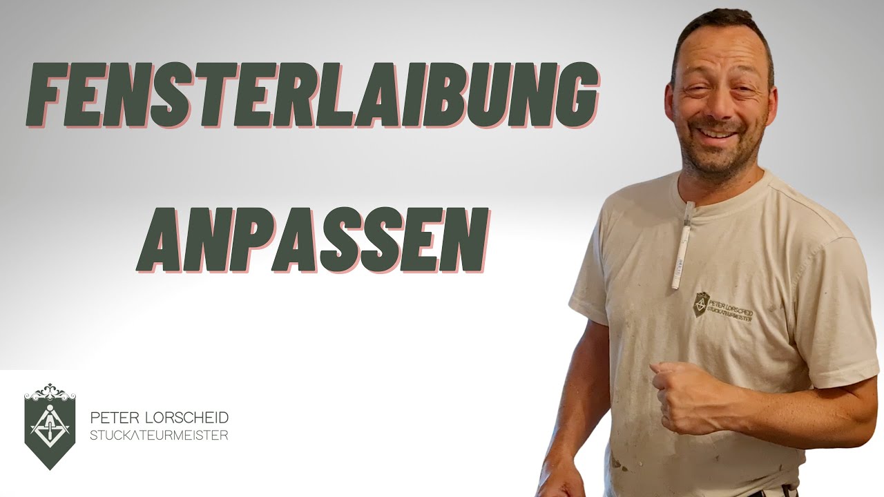 Neue Fensterlaibung erstellen bei mir zu Hause