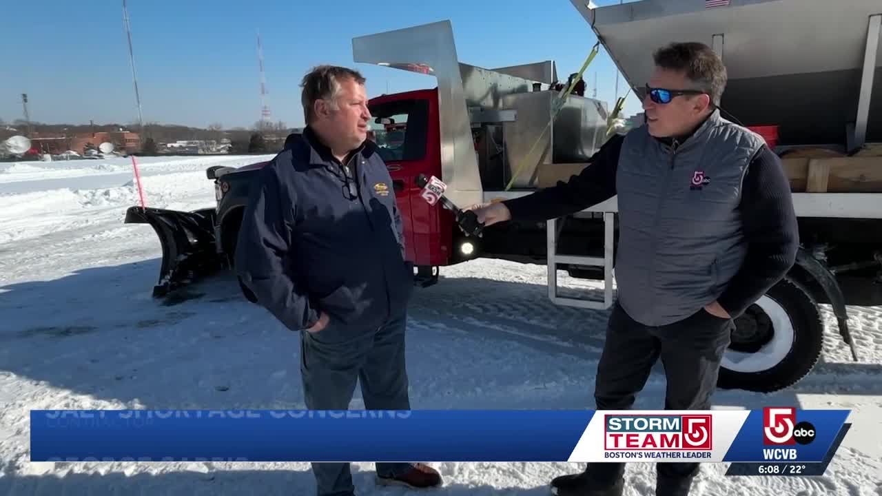 Mass. contractors squeezed by salt shortage