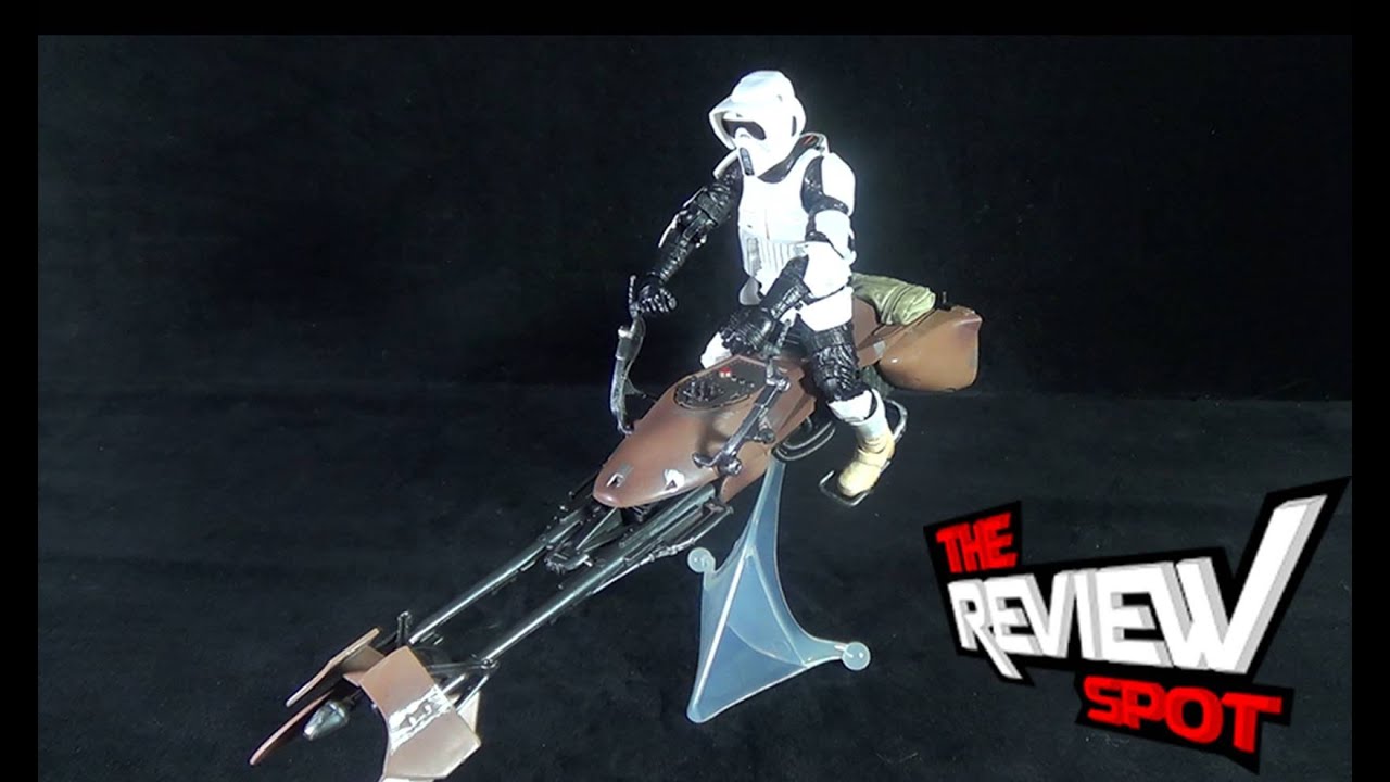 Игрушка Spot - Hasbro The Black Series Speeder Bike с байкером-скаутом