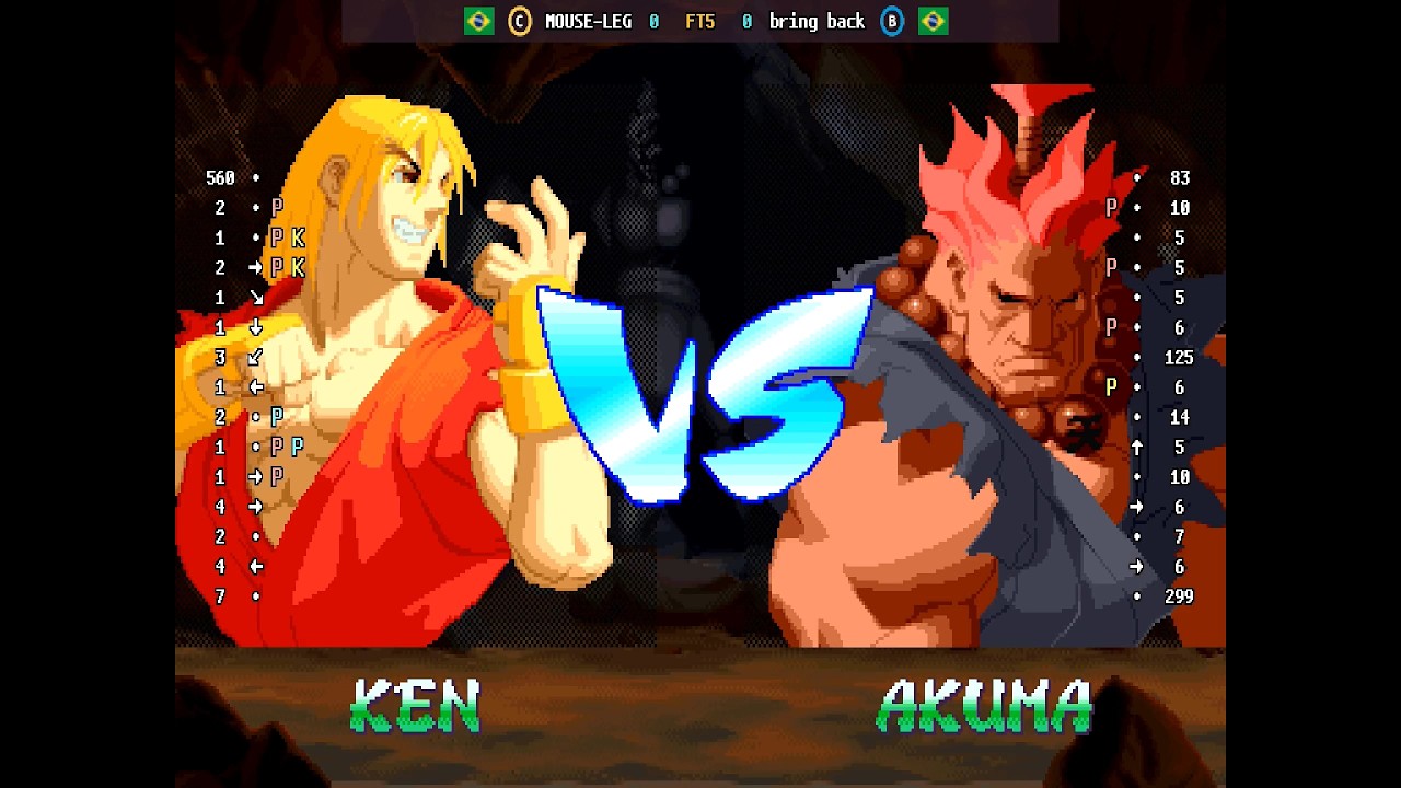Street Fighter Alpha 2 - 🇧🇷 MOUSE-LEG(C) vs 🇧🇷 bring back(B) | Fightcade (2026-03-14 00:15 UTC)