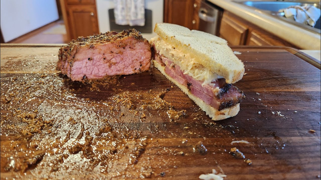 Smoked Corned Beef Reuben Sandwiches!