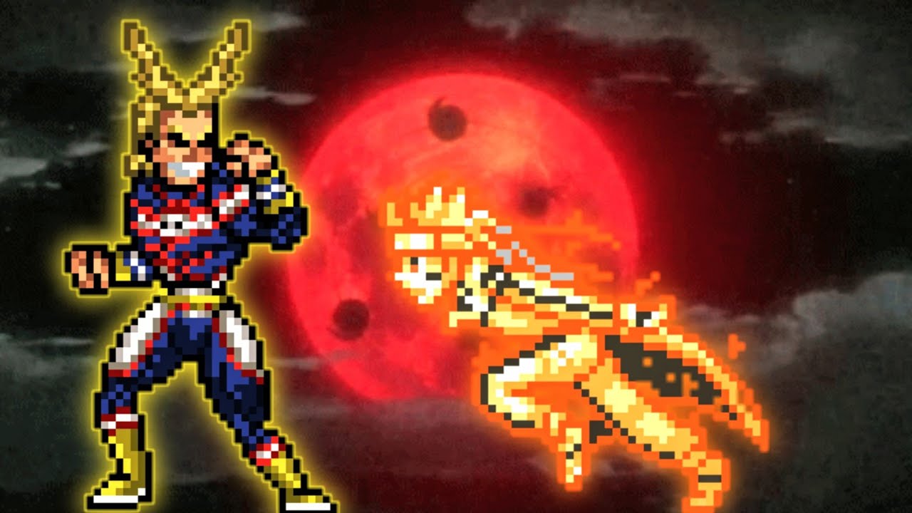 All Might Stardust OP VS Naruto V3 OP(All Form) in Jump Force Mugen