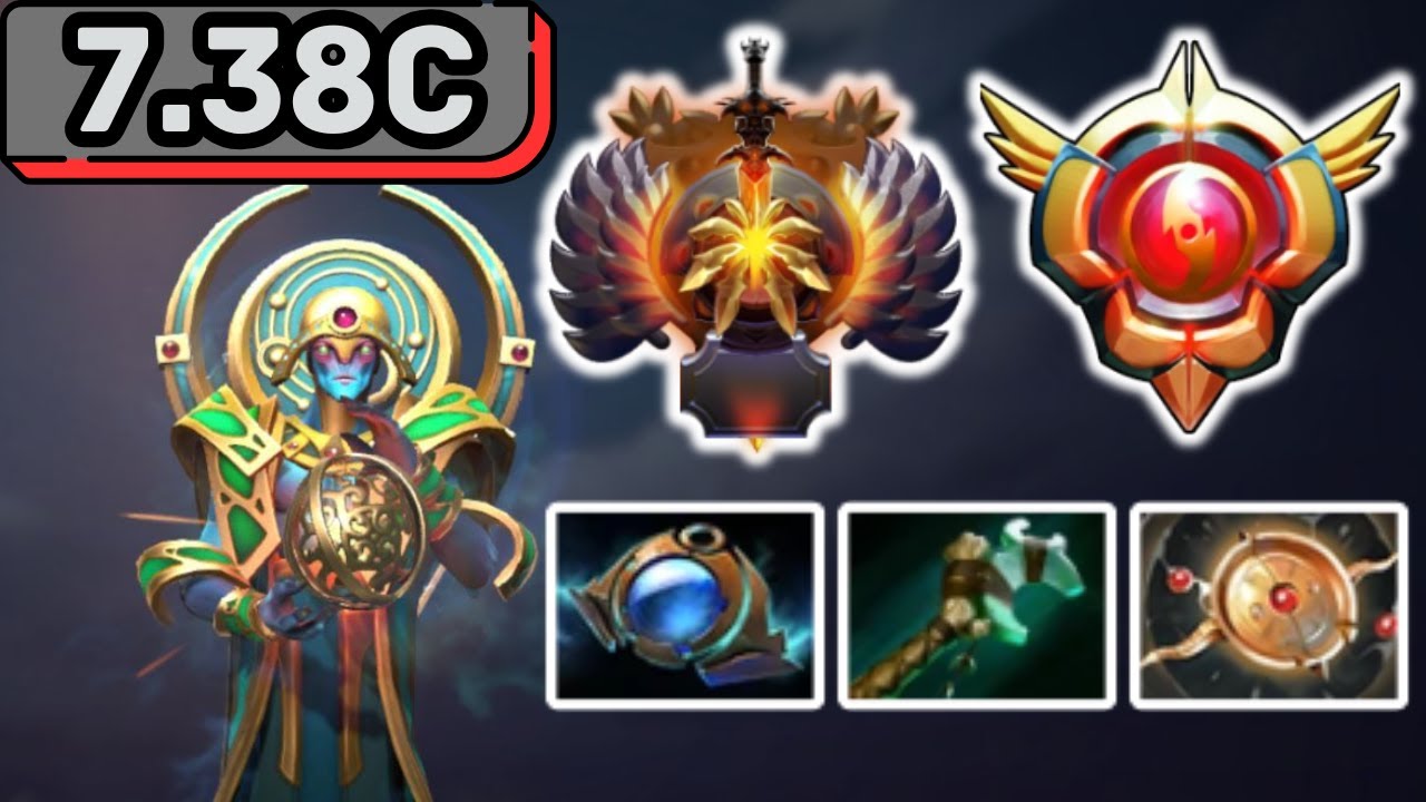 IMMORTAL Grandmaster Tier ORACLE Hard Support Gameplay 7.38c - Dota 2 Support