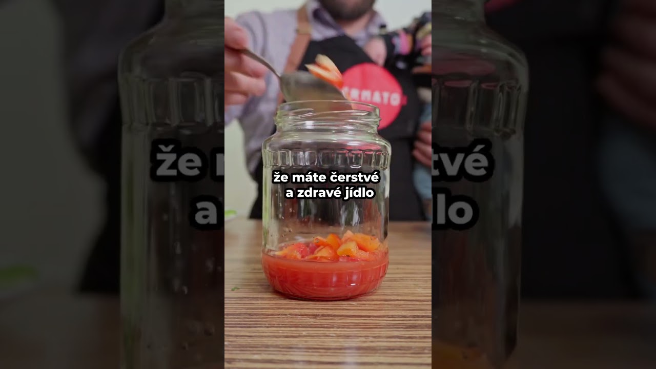 Sal&aacute;t ve sklenici - aka hack 😋✅