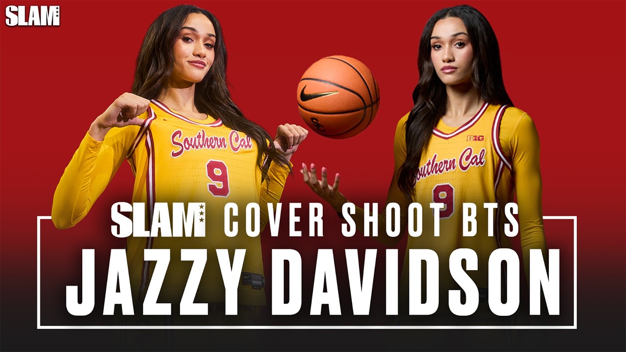Inside the Rise of Freshman Phenom Jazzy Davidson | SLAM Cover Shoot BTS 🎬